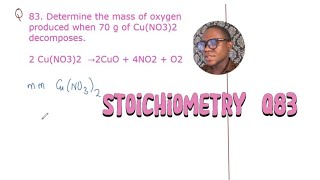 Q83 | Stoichiometry Made Easy | Step by Step Guide for Beginners (2025) | With Practice problems