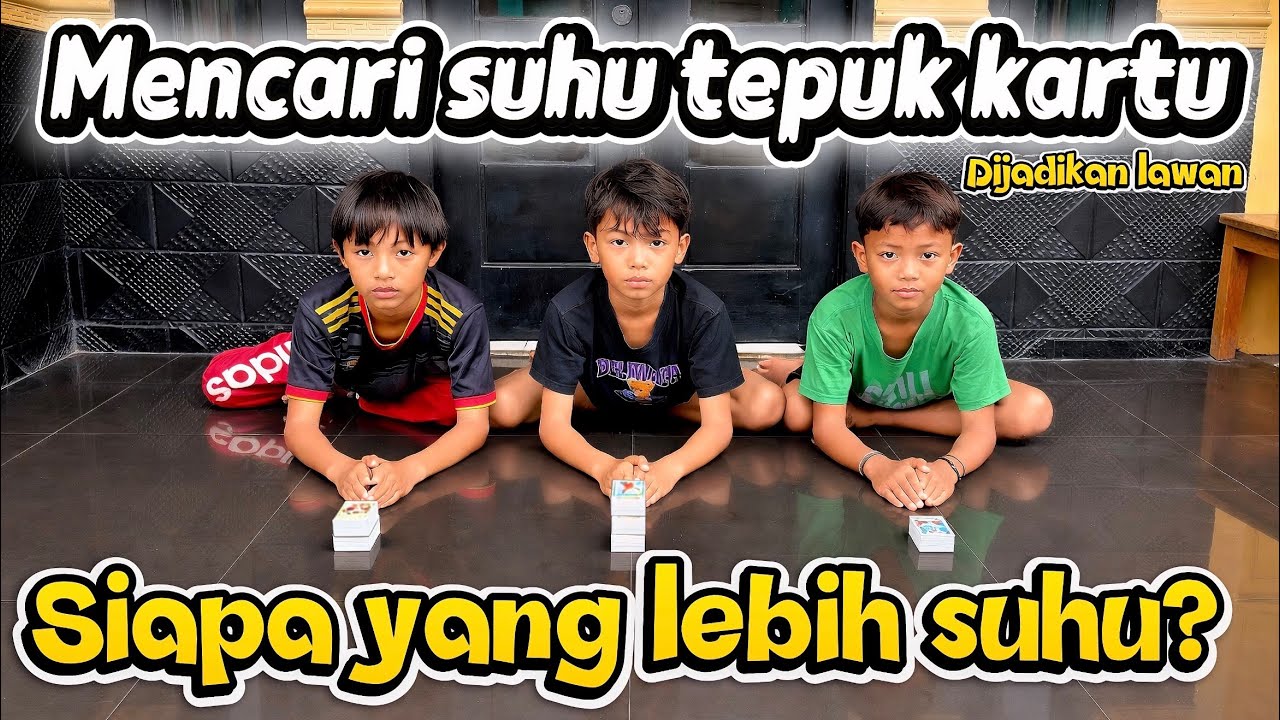 CARA BERMAIN TEPUK KARTU 🔥 VERSI DAFFA RAMA DAN MUL ADU MEKANIK SIAPA YANG LEBIH SUHU