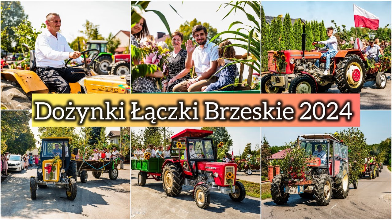 Parada ciągników 🚜🌾 Wiejskie dożynki Łączki Brzeskie 2024 🧑‍🌾 Jest klimat 🫶