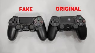 PS4 Original Dualshock 4 Controller vs Fake Dualshock 4 Controller