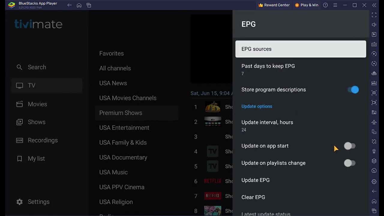 Adding additional tv guide epg information in tivimate youtube