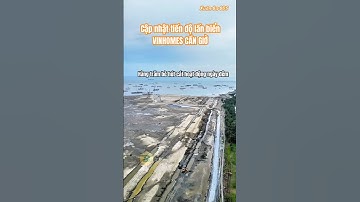 Tiến độ lấn biển VINHOMES Cần Giờ - Hàng trăm bè hút cát hoạt động ngày đêm. #batdongsan #viral