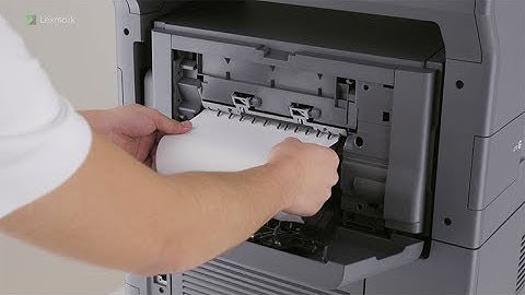 MS82x/MS725/MS82x/MX82x Series—Paper jam in the staple finisher