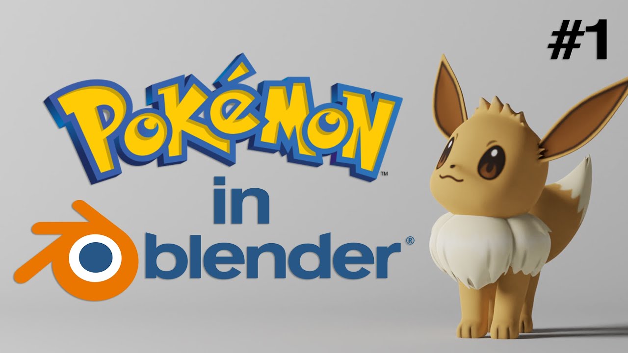 💗Create your own Eevee💗Pokemon 3d modeling