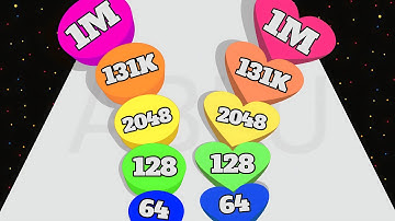 Cube Arena 2048: Highest Level Mobile Gameplay ( Cube Zone io ) on Android and iOS.