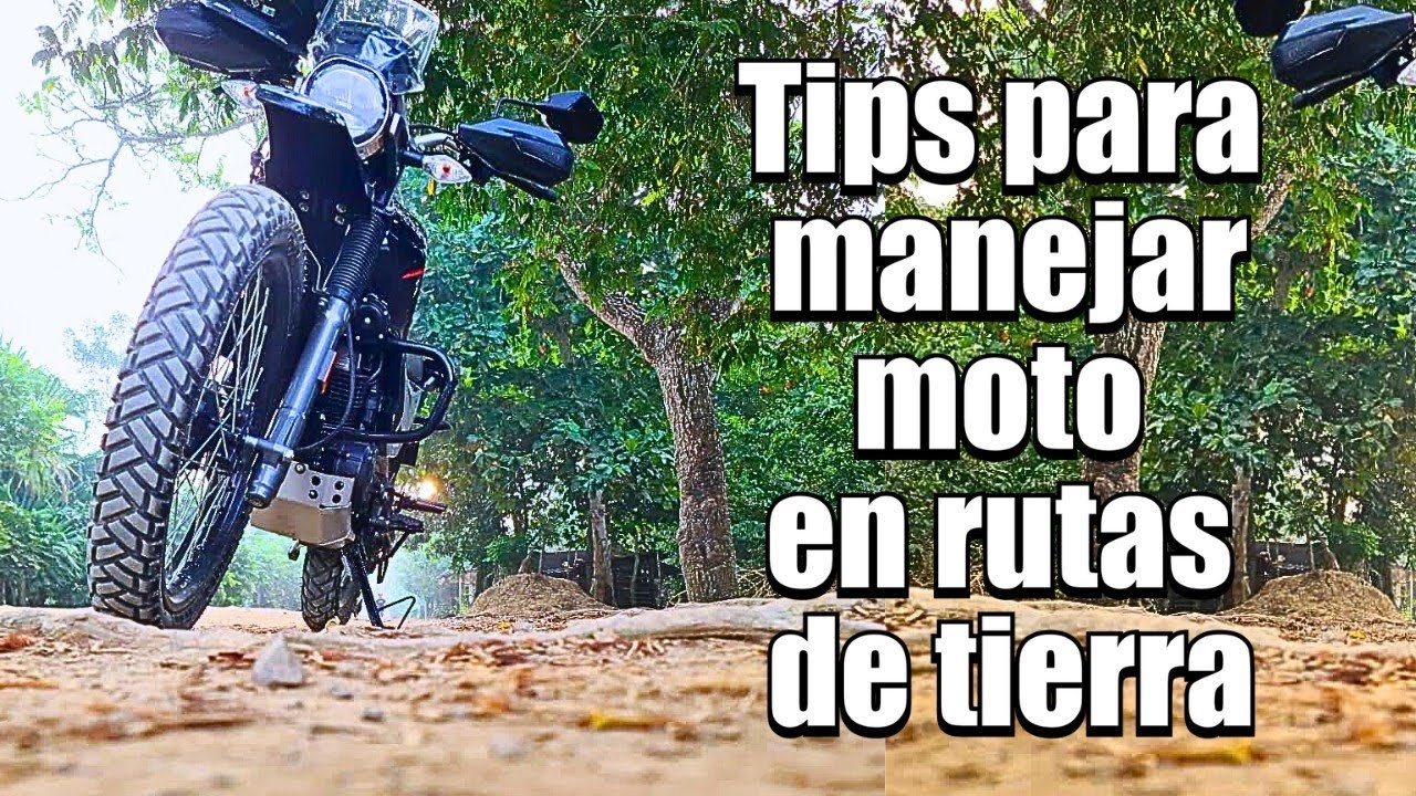 COMO manejar MOTO en camino DESTAPADO ?