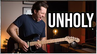 UNHOLY - Sam Smith, Kim Petras | Sebastian Lindqvist Guitar Cover (ROCK VERSION) Resimi