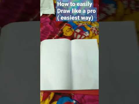 How to easily  draw (like a pro) ♥ #shorts #YouTube #Aanshi's art #like #subscribe #share
