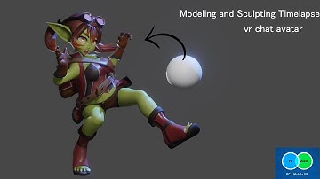 Modeling and Sculpting Timelapse - Goblin