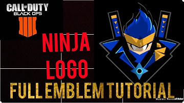 Ninja Emblem Tutorial BO4