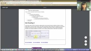 EX1 : Simple Web Design using HTML