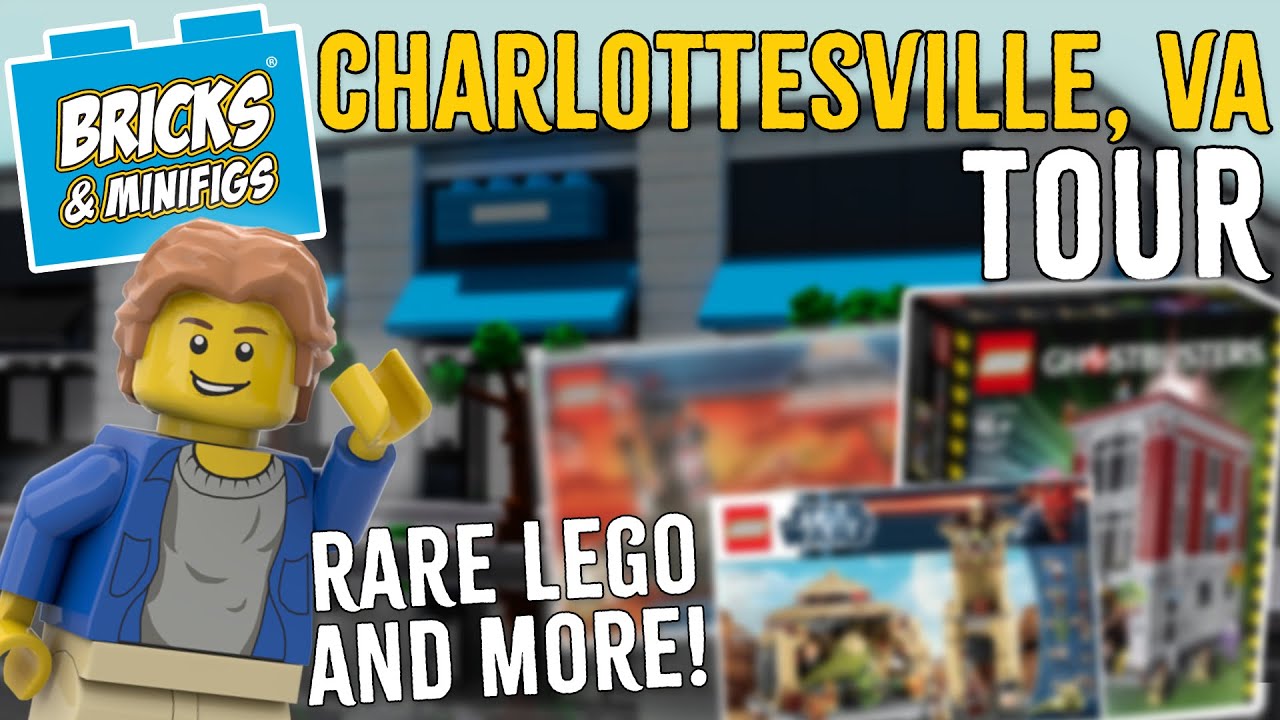 Bricks and Minifigs Charlottesville Tour New, Rare and Retired LEGO