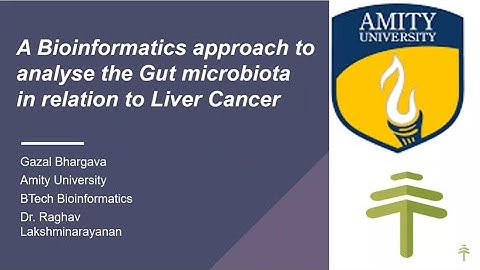 A Bioinformatics Approach to analyse Gut microbiota - By Gazal Bhargava