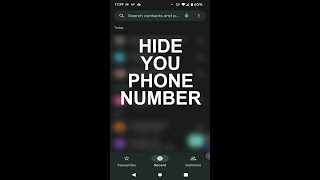 How To Hide Your Phone Number? screenshot 3