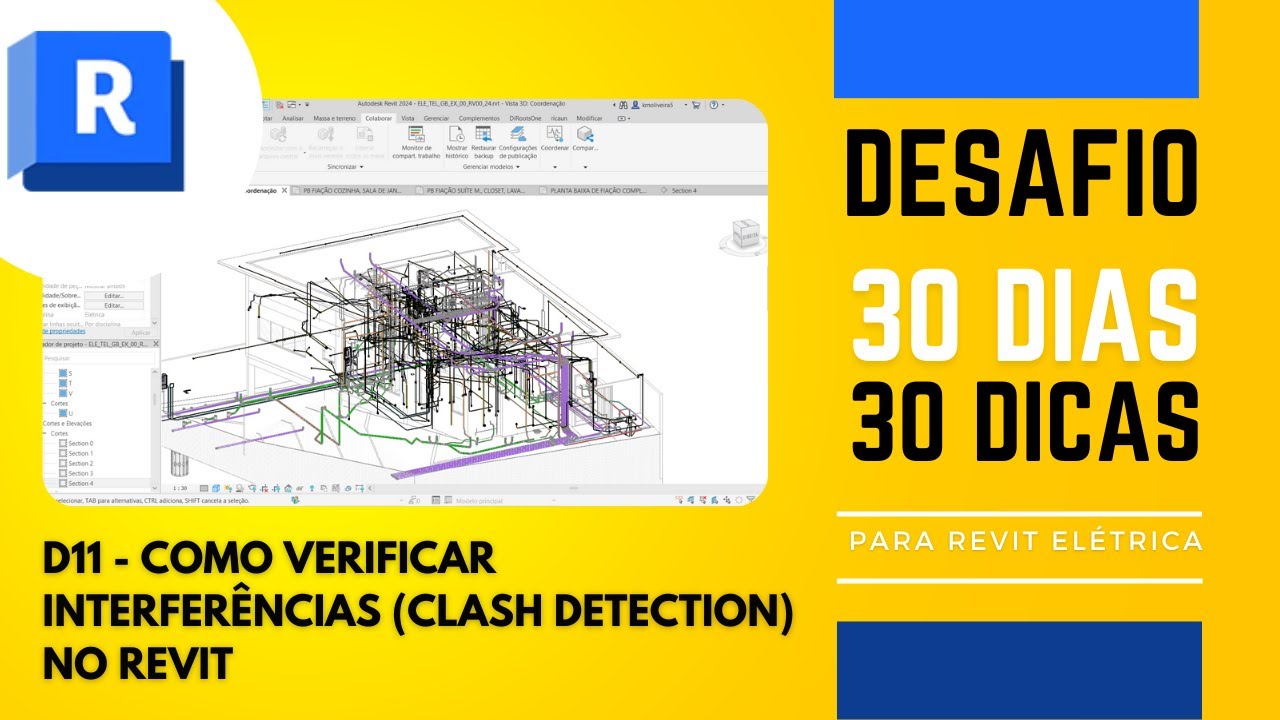 D11 - Clash detection - Como verificar interferências no Revit - YouTube