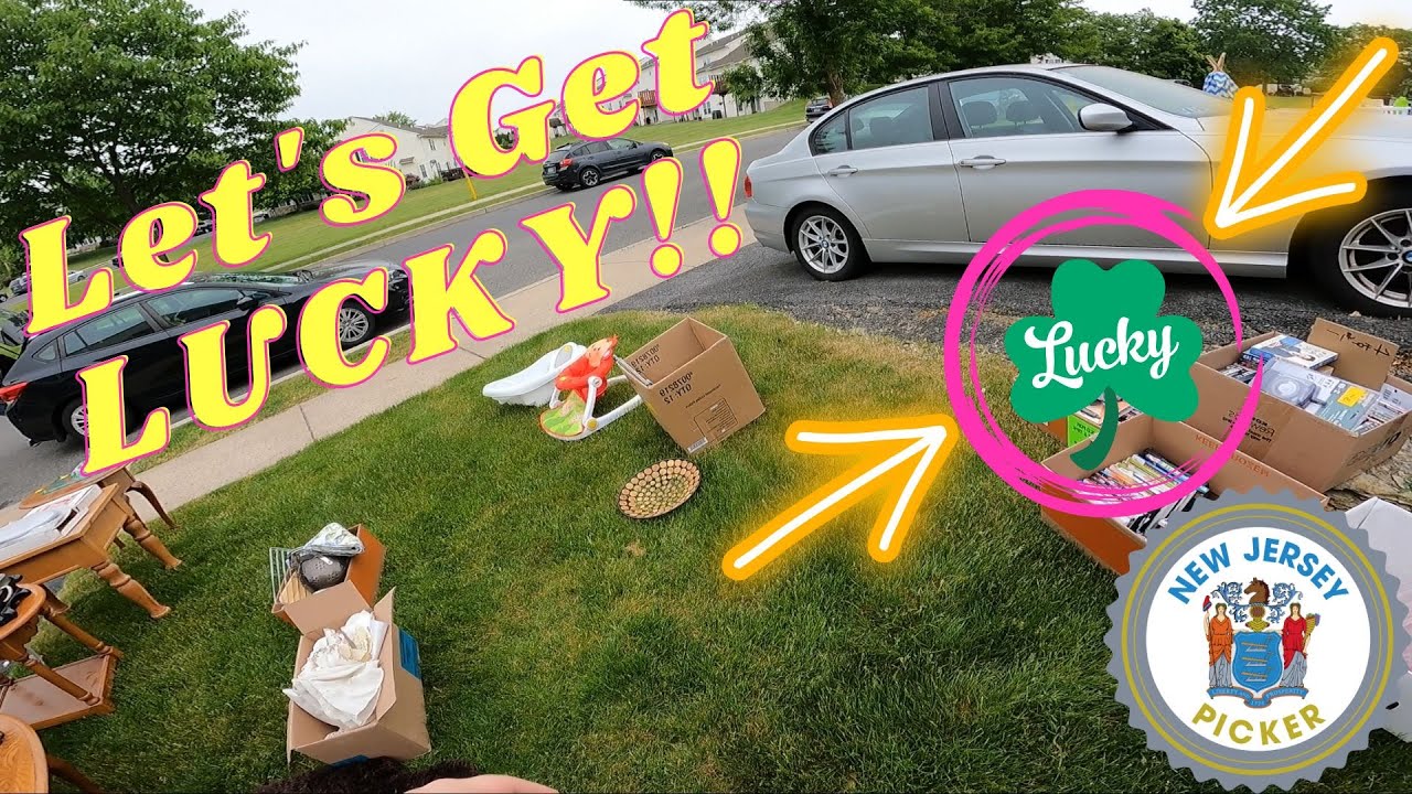 YARD SALE CAR FILLER HAD LADY LUCK ON MY SIDE! - YouTube