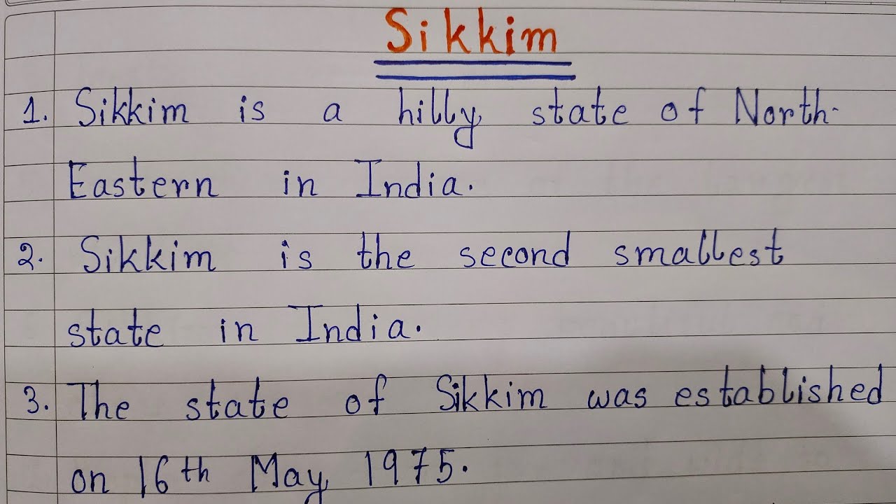 essay on language of sikkim