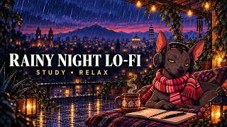 Rainy Night in Mexico City 🌧️ | Cozy Lo-Fi Beats for Studying & Relaxing (4K) screenshot 1
