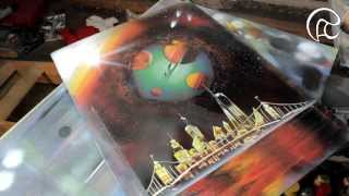 Omniscient City - Spray Paint Art by René Schell