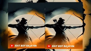 Ram Siya Ram 🥰alight motion video editing xml file// ram Navami Status #xmlfil #alightmotion #ram
