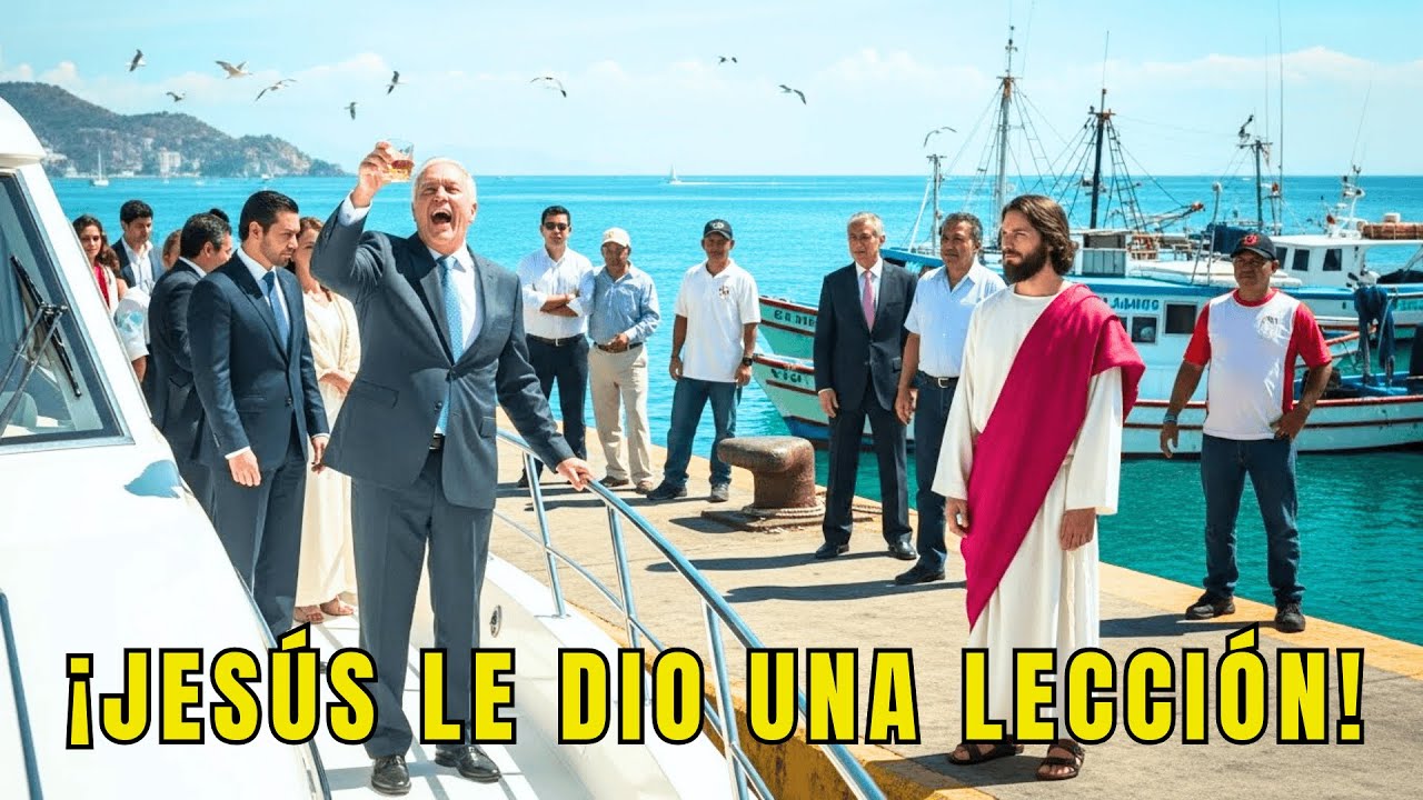 “TE DOY 10 MILLONES SI CAMINAS SOBRE EL AGUA” — EL MILLONARIO SE RÍO, PERO JESÚS LE DIO UNA LECCIÓN