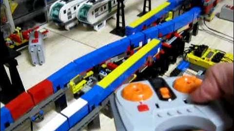 Lego Monorail Switch Rail test 2 for Double Track 2