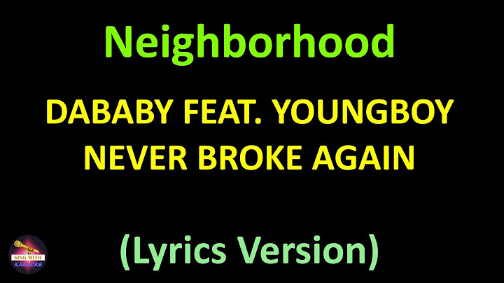 Youngboy never broke again neighborhood superstar lyrics