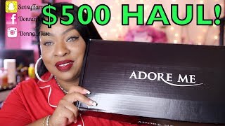 $500 ADOREME PLUS SIZE TRY ON HAUL! MUST WATCH!