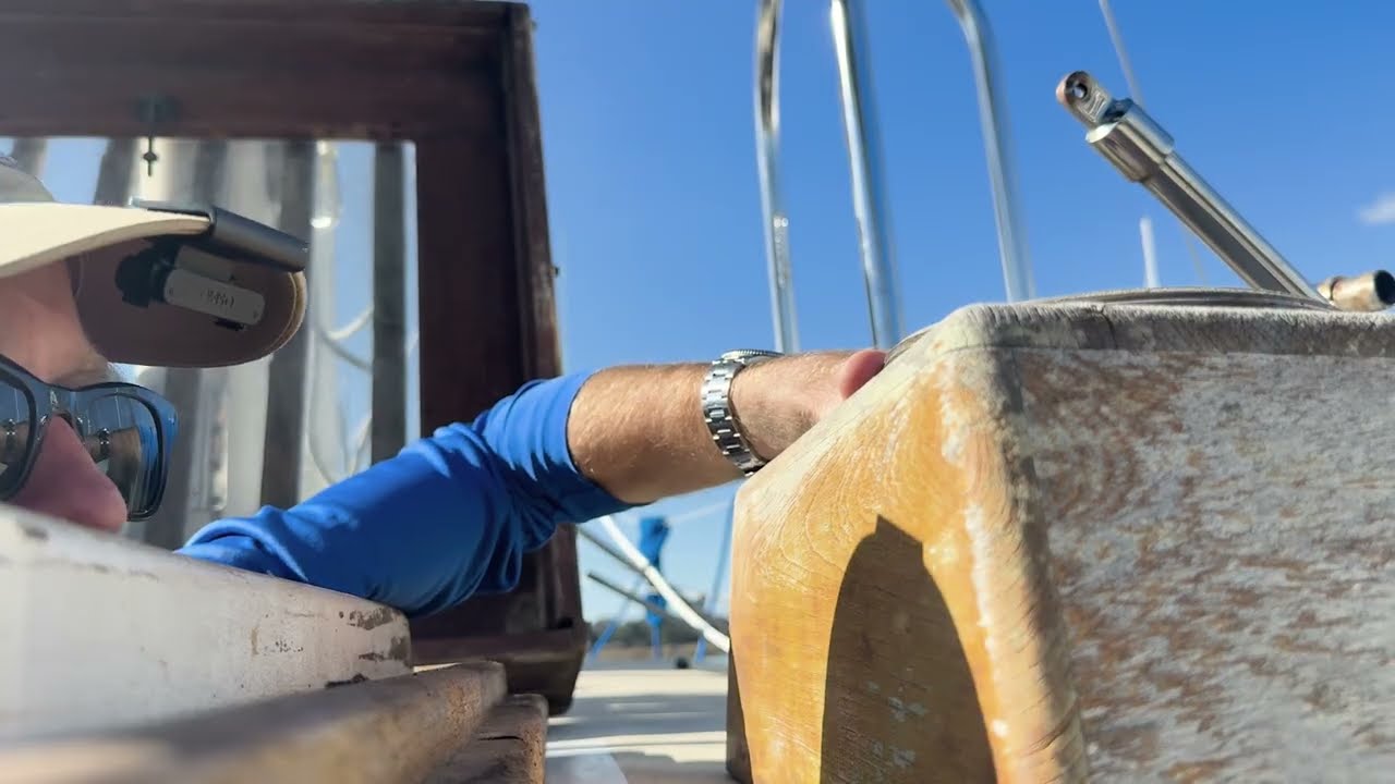 ⁣Westsail 32 Refit - Ep. 4: Rebedding a Dorade Vent