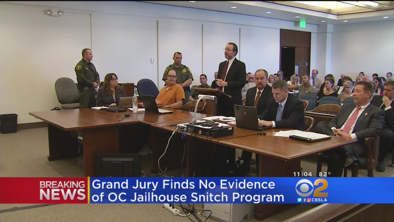 Snitch Program Grand Jury Finds No Evidence Of OC Jailhouse Snitch Program - YouTube