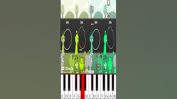 Can You Draw The Perfect Circle? | Incredibox Sprunki (@Hen-h9r) - Octave Piano Tutorial