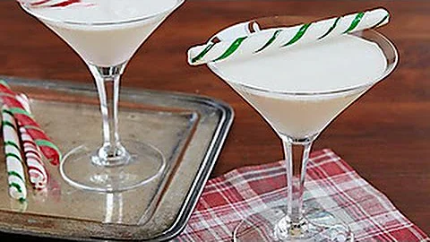 Sandra's Candy Cane Cocktail | Food Network