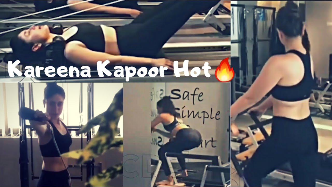 Kareena kapoor khan | gym workout | video. Kareena kapoor hot | fitness and  | hot yoga | routine. - YouTube