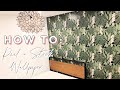 How To Install Peel and Stick Wallpaper | RENTER Friendly Decor