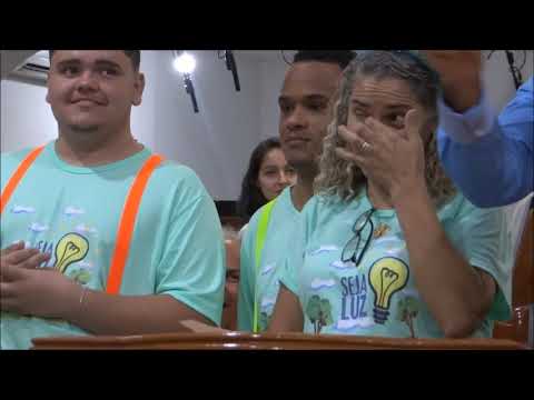 Apresentação da equipe responsável pelas crianças.