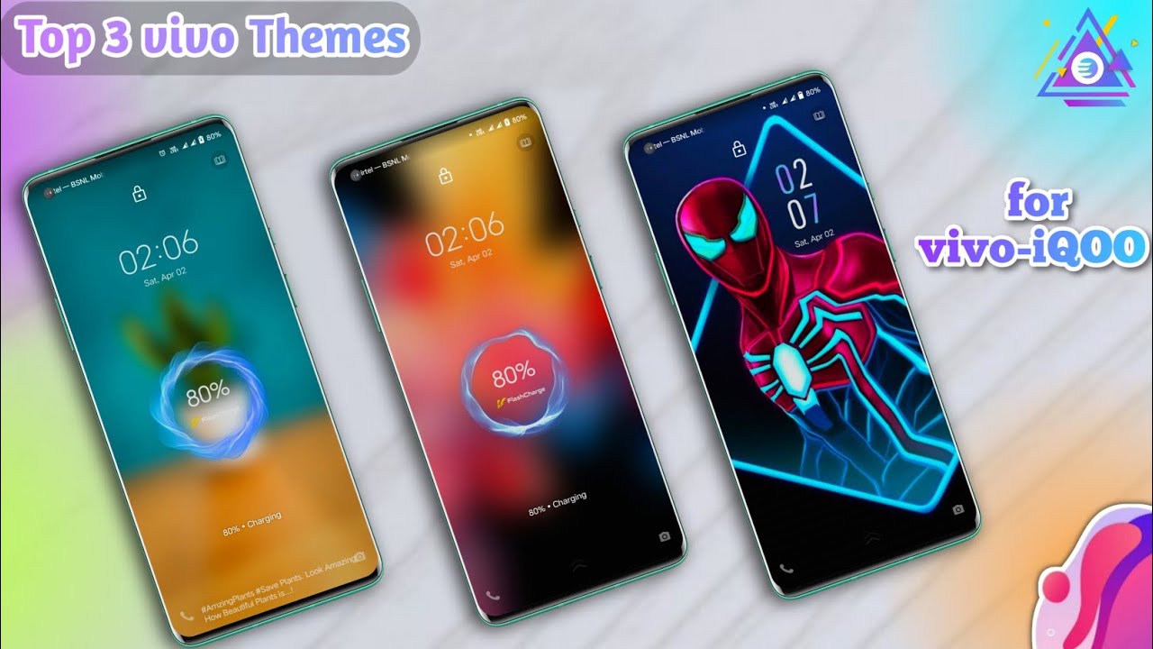 Top 3 vivo Themes For All vivo-iQOO Smartphones