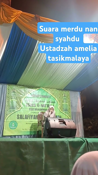 QORI'AH merdu nan syahdu ustazah AMELIA tasikmalaya #fypage #fypyoutube #fyp