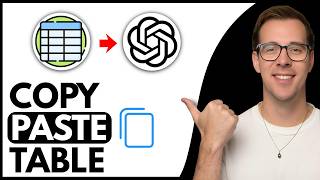 How To Copy And Paste Chatgpt Tables Into Google Docs (Step By Step)