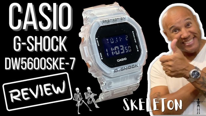 G-SHOCK DW5600SKE-7D Transparent Series Digital Watch