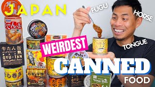 Trying The Weirdest Canned Foods In Japan