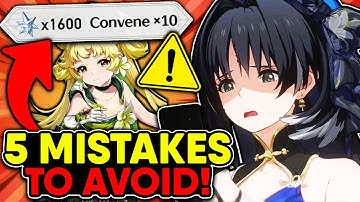 5 BEGINNER MISTAKES TO AVOID ON DAY 1. - Wuthering Waves