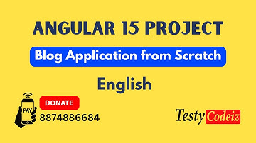 Angular 15 blog project using bootstrap, Installation and Project setup in Angular With Testycodeiz
