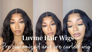Installing Pre Customized And Pre Curled 22 Inch Body Wave Wif Ft Luvme Hair | Assalaxx
