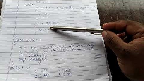 Parameterized Constructor with Explicit call