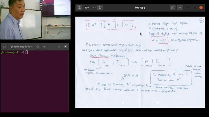 02 Four Fundamental Subspaces for Matrix