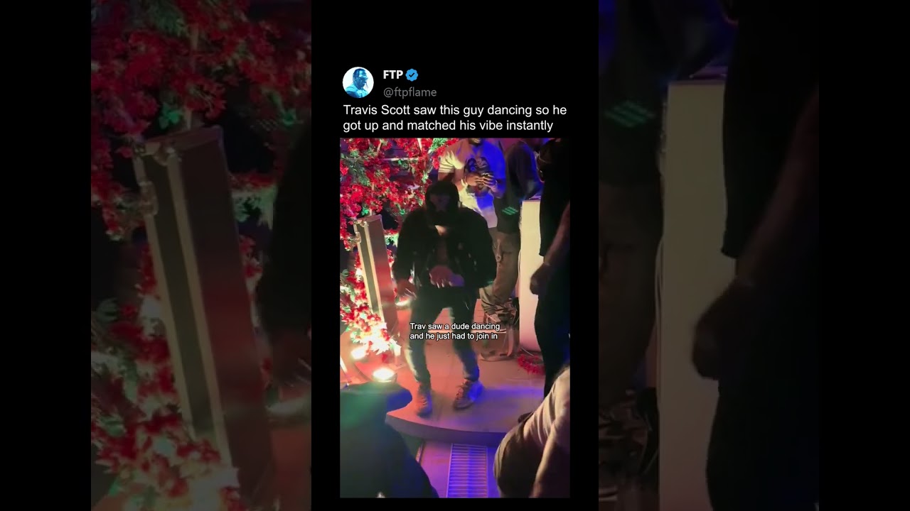 Travis Scott Matched His Energy Instantly 😤🔥