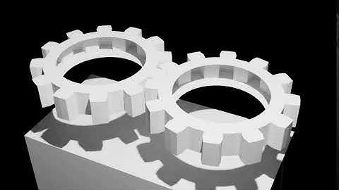 Blender 2.90 – Rotating Gear by Rigid Body Constraints –