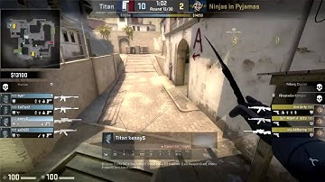 CSGO: POV Titan kennyS vs NiP (27/13) mirage @ FACEIT 2015