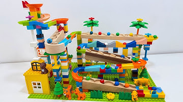 The Ultimate LEGO Duplo + Wooden Marble Run Hack No One Saw Coming!