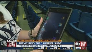 Rays reading program helps prevent 'summer slide' for your kids
